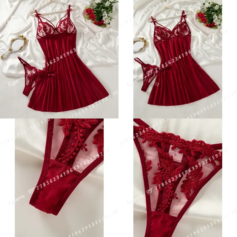 Wine & Beer Guayaquil - Camicia da Notte da Donna Rosso