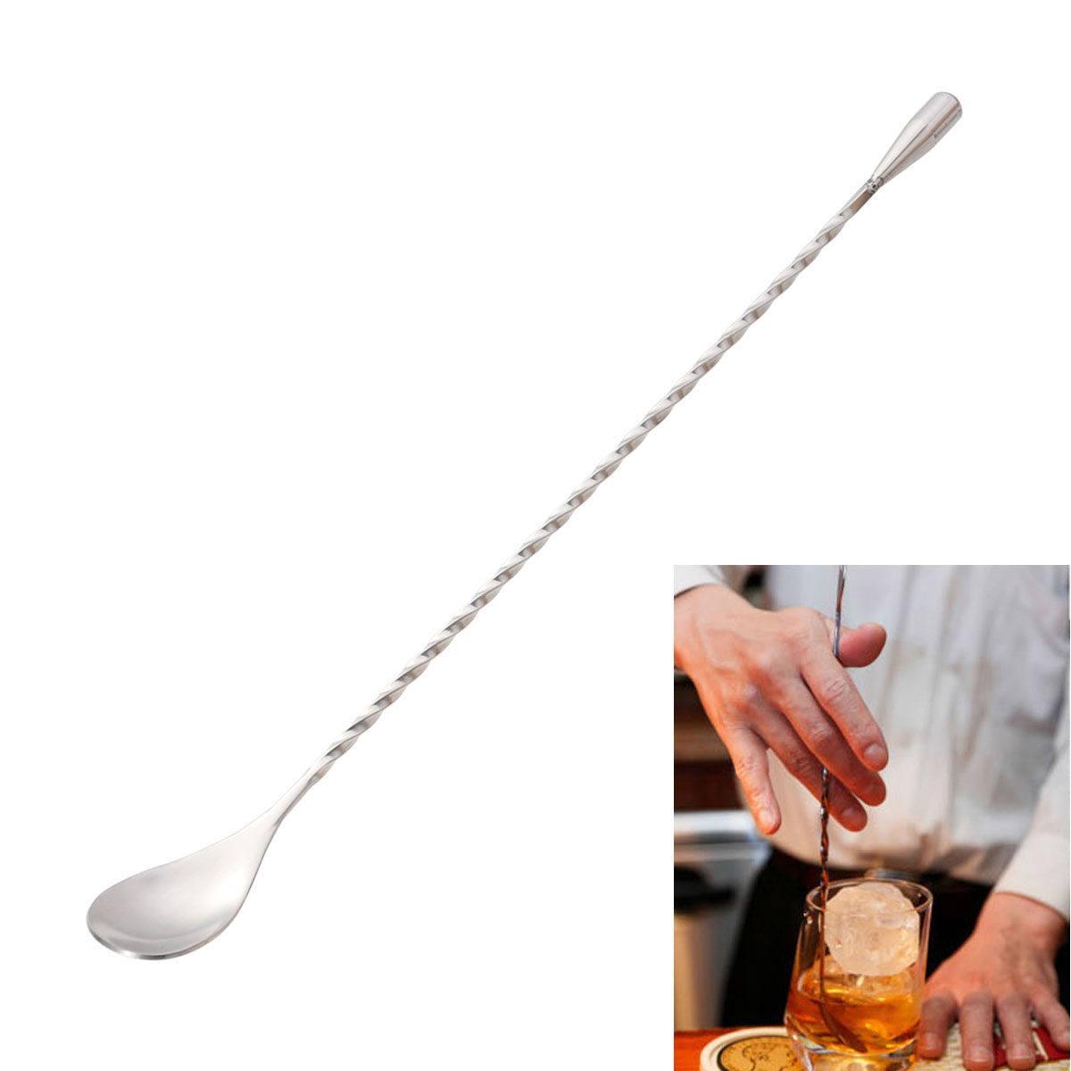 Cucchiaino da cocktail in acci - Bar Spoon Twisted recensione e prezzo